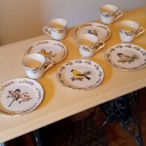Christmas Birds Dishes
